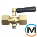3-хiд. запірний кран для Манометра Tervix Pro Line M2 Valve PN 16, 1/2"х1/2", фото 