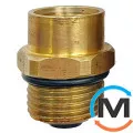 Клапан монтажний для манометра Tervix Pro Line 1/4"х1/2", фото 
