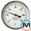 Термометр BiTh Tervix Pro Line 100/100 0-120C 1/2" акс., Длина штока (мм): 100, Диаметр корпуса (мм): 100, фото 