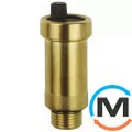 Автоматический воздухоотводчик Afriso 1/2" латунь, Диаметр резьбы: 1/2", Исполнение: Прямой, Материал: Латунь, фото 