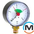 Манометр радиальный Afriso 63мм, 0-4 бар, соед. 1/4", к.т. 2,5 тип HZ для отопления, фото 