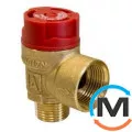 Запобіжний клапан Afriso тип MSG зовніш.1/2" х внутр.3/4" 3 бар, фото 