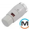 Термостатическая головка Schlosser MINI белая M30X1,5, Исполнение: Механическая, Цвет: Белый-Красный, Нулевое положение: Нет, Присоединение: М30х1,5, фото 