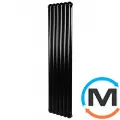 Вертикальный дизайнерский радиатор ARTTIDESIGN Verona 6/1800/440 черный матовый, фото 