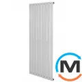 Вертикальний дизайнерський радіатор ARTTIDESIGN Livorno 9/1800/612/50 білий матовий, Колір: Білий, Кількість секцій: 9, Глибина (мм): 9.3, Довжина (мм): 612, фото 