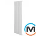Вертикальний дизайнерський радіатор ARTTIDESIGN Terni 10/1800/590 білий матовий, Підключення радіатора: Бокове, Виконання: Вертикальний, Колір: Білий, Висота (мм): 1800, Кількість секцій: 10, Довжина (мм): 590, Глибина (мм): 99, Кількість рядів: 1, фото 