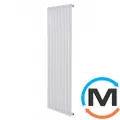 Дизайнерский вертикальный радиатор ARTTIDESIGN Rimini 8/1800/472 белый матовый, Подключение радиатора: Боковое, Исполнение: Вертикальный, Цвет: Белый, Высота (мм): 1800, Кол-во секций: 8, Длина (мм): 472, Глубина (мм): 103, Количество рядов: 1, фото 
