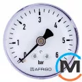 Манометр аксіальний Afriso 50мм, 0-16 бар, з'єдн. 1/4", к.т. 1,6 тип RF металевий, фото 
