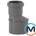 Редукция канализационная Ostendorf HT-Safe 75/50, Вариант: Обычная, Вид канализации: Внутренняя, Тип канализации: Простая, Модификация: 75/50, Исполнение: Для HT-Safe, Цвет: Темно-серый, Диаметр (мм): 75, Материал: Полипропилен PPR, фото 