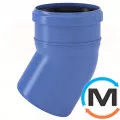 Коліно Valsir Triplus Ø110 30°, Градус (град.): 30, Діаметр (мм): 110, фото 