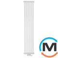 Радіатор Luxrad COLUMNUS двотрубний 1800x380 ZDC білий, Виконання: Вертикальний, Колір: Білий, Висота (мм): 1800, Кількість рядів: 2, Довжина (мм): 380, фото 