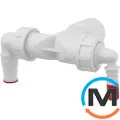 Колено сифон Alcaplast P156Z с двумя штуцерами DN40/32 8-23 стиральная машина + сушка, фото 