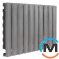 Радіатор опалення Fondital алюмінієвий (10 секцій) BLITZ SUPER B4 PURE METAL 500/100, Колір: Сірий, Міжосьова відстань (мм): 500, Кількість секцій: 10, фото 