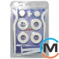 Монтажный комплект с кронштейнами для алюминиевого радиатора 1" x 1/2" Raccorderie Metalliche, фото 