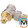 Клапан радиаторный Danfoss RA-G 15 угловой, Диаметр резьбы: 1/2", Исполнение: Угловой, Цвет: Никелированный, фото 
