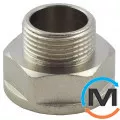 Нікель Fado Перехідник 3/4"x1/2", Варіант: 3/4"x1/2", Тип різьблення: Внутрішня/Зовнішня, Діаметр різьблення: 3/4", Матеріал: Латунь нікельована, фото 