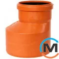 Редукція каналізаційна Magnaplast KG коротка 315/160, Варіант: 315/160, Вид каналізації: Зовнішня, Тип каналізації: Проста, Виконання: Коротка, Діаметр (мм): 315, Матеріал: Полівінілхлорид (ПВХ), фото 