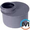 Редукція каналізаційна Magnaplast коротка 110/50 short, Варіант: 110/50, Вид каналізації: Внутрішня, Тип каналізації: Проста, Виконання: Коротка, Діаметр (мм): 100, Матеріал: Поліпропілен PPR, фото 