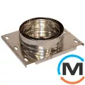 Розгрузочная платформа ф 140/200 0,6мм из нержавейки, Диаметр (мм): 140/200, Тип дымохода: Двухстенный (Сендвич), фото 