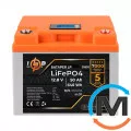 Аккумулятор LogicPower LiFePO4 LCD 12V (12,8V) – 50 Ah (640Wh) (BMS 80A/40А) пластик, фото 