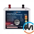 Акумулятор LogicPower LiFePO4 для ДБЖ 12V (12,8V) - 90 Ah (1152Wh) (BMS 80A/40A) метал, фото 