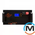 Акумулятор LogicPower LiFePO4 51,2V - 100 Ah (5120Wh) (Smart BMS 200A/100А) з LCD метал Smart RM, фото 