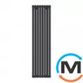 Радиатор дизайнерский Ideale Adele 11 8/1800/472 черный, Цвет: Черный, Высота (мм): 1800, Ширина (мм): 472, Количество рядов: 1, фото 