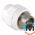 Полипропиленовый соединитель Valtec PPR с переходом на нар. р. 20х1/2", Тип резьбы: Наружная, Диаметр резьбы: 1/2", Диаметр (мм): 20, фото 