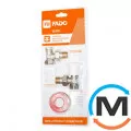 Комплект Fado для подключения радиаторов 1/2", Вариант: Без уплотнения, фото 