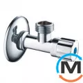 Кран кутовий вентильний 1/2"x3/4" ASG, Діаметр різьблення: 1/2"x3/4", фото 