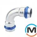 Коліно ASG INOX 90х22, Градус (град.): 90, Діаметр (мм): 22, фото 
