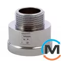 Хром Перехідник FADO FITT 1/2"x3/8", Діаметр різьблення: 1/2"x3/8", фото 