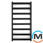 Полотенцесушитель Genesis-Aqua MAXI 1000x530 черный, Цвет: Черный, Высота (мм): 1000, фото 