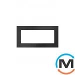 Сушка для рушників Genesis-Aqua APPENA 500x300 чорний, Колір: Чорний, фото 