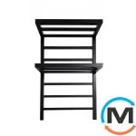 Сушка для рушників Genesis-Aqua ARO 1000x530 чорний, Колір: Чорний, Висота (мм): 1000, фото 