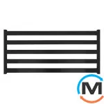 Сушка для рушників Genesis-Aqua BARKER 550x1200 чорний, Колір: Чорний, фото 