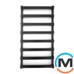 Полотенцесушитель Genesis-Aqua BASIS 800x530 черный, Цвет: Черный, Высота (мм): 800, фото 