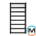 Полотенцесушитель Genesis-Aqua BASIS LIGHT 1000x530 черный, Цвет: Черный, Высота (мм): 1000, фото 