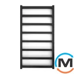 Сушка для рушників Genesis-Aqua BUD 800x530 чорний, Колір: Чорний, Висота (мм): 800, фото 