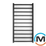 Сушка для рушників Genesis-Aqua FLAT 1200x530 чорний, Колір: Чорний, Висота (мм): 1200, фото 