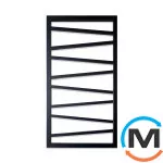 Сушка для рушників Genesis-Aqua GENESIS LIGHT 1200x530 чорний, Колір: Чорний, Висота (мм): 1200, фото 