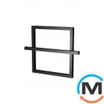 Сушка для рушників Genesis-Aqua ONE 530x630 чорний, Колір: Чорний, фото 