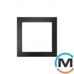 Сушка для рушників Genesis-Aqua SIMPLE 500x500 чорний, Колір: Чорний, фото 