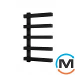 Сушка для рушників Genesis-Aqua STONE 1200x500 чорний, Колір: Чорний, Висота (мм): 1200, фото 