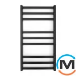 Сушка для рушників Genesis-Aqua TRISTAR 1200x530 чорний, Колір: Чорний, Висота (мм): 1200, фото 