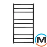 Полотенцесушитель Genesis-Aqua TRISTAR SQUARE 1000x530 черный, Цвет: Черный, Высота (мм): 1000, фото 