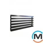 Радіатор Genesis-Aqua ASCANIA 600х1200 чорний, Колір: Чорний, фото 