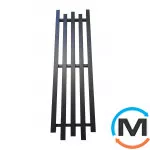 Радіатор Genesis-Aqua BASSA 1600х450 чорний, Колір: Чорний, фото 