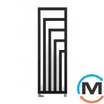 Радіатор Genesis-Aqua VERO 1400x530 чорний, Колір: Чорний, фото 