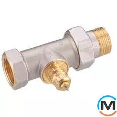 Клапан радіаторний Danfoss RA-G 20 прямий, Діаметр різьблення: 3/4", Виконання: Прямий, Колір: Нікельований, фото 